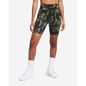 Nike One Luxe Icon Clash Mid Rise Training Bike Shorts New Sz XS DM7627-010